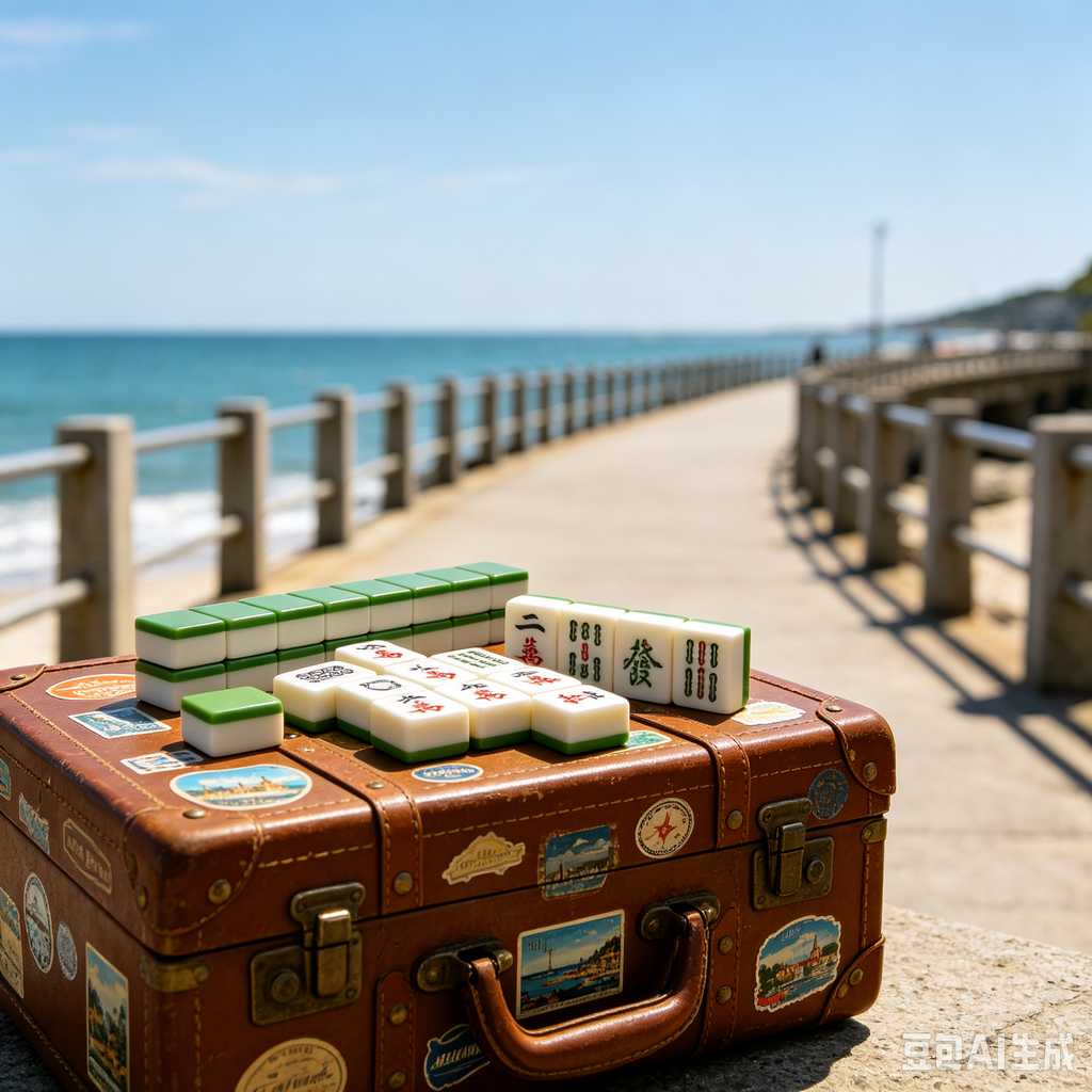 travel mahjong table mat set