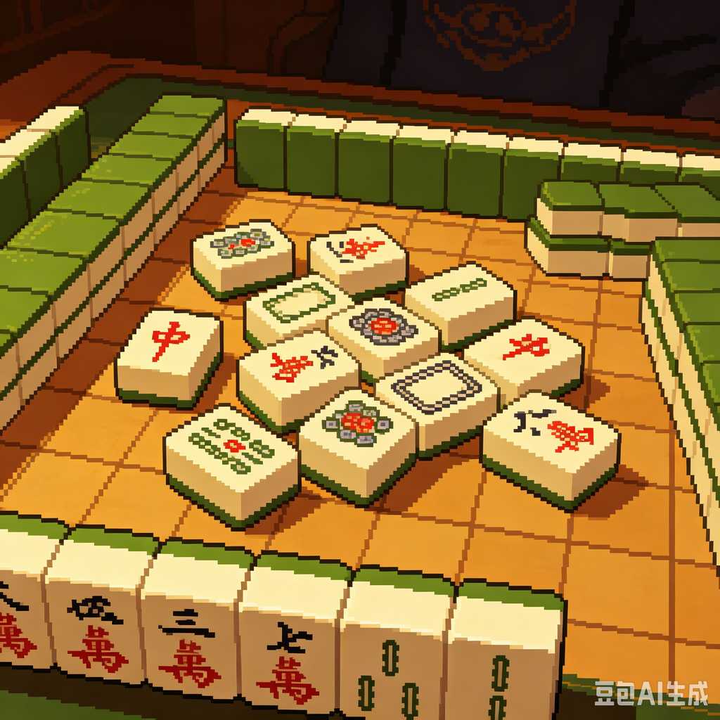 small mahjong mat portable
