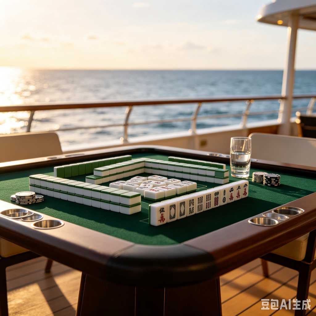 mahjong set for home entertainment